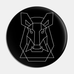 Insatiable wild boar Pin