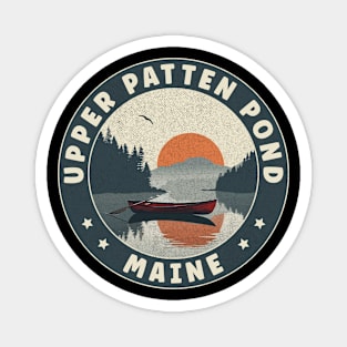 Upper Patten Pond Maine Sunset Magnet