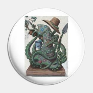 Octopus gardener Pin