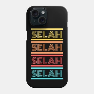 Selah | Christian Typography Phone Case