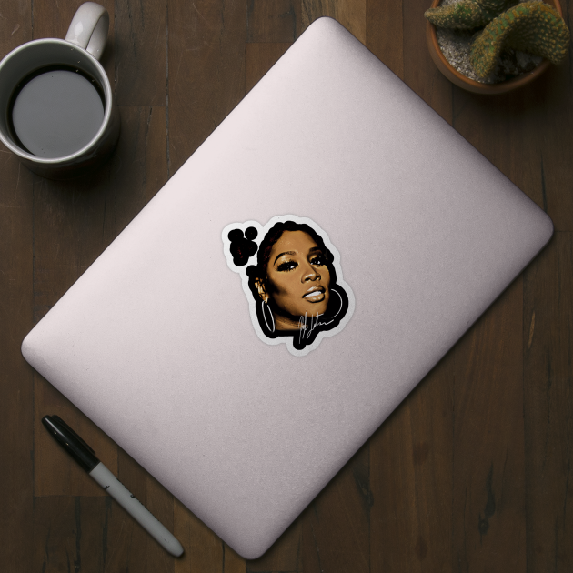 Remy Ma Rapper Face vintage - Remy Ma - Sticker | TeePublic