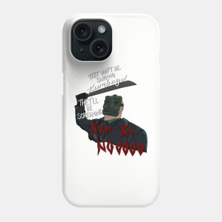 Kum-ba-noooo! White Text Phone Case