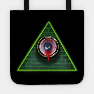 Evil Eye - Bloodshot Illuminati All Seeing Eye Tote
