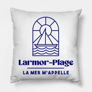 Larmor Plage the sea calls me - Brittany Morbihan 56 BZH Sea Pillow