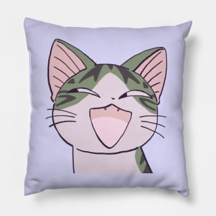 I draw pink pastel cheeky happy chi the kitten meme 3 / Chi's sweet home Pillow