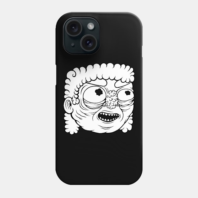 Mullet Man Phone Case by flynnryanart