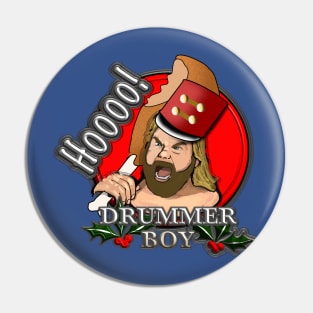 Hoooo! The 2x4 Drummer boy Pin