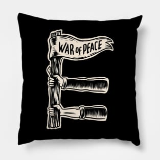 Peace and War Pillow