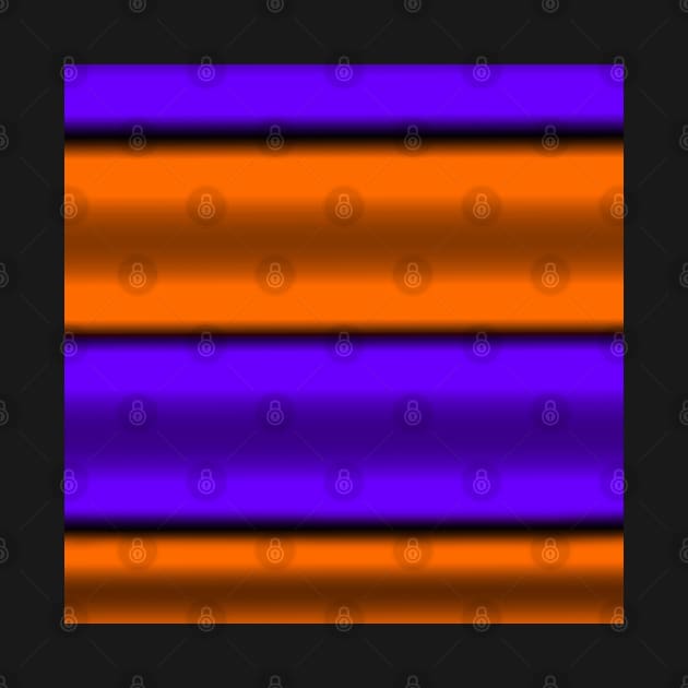 Orange & Purple Horizontal Stripes by BlakCircleGirl