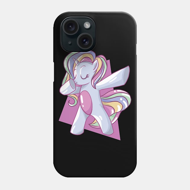 RAINBOW UNICORN dabbing colorful birthday gift Phone Case by Midoart