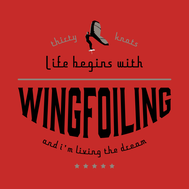 Life begins with Wingfoiling by bluehair