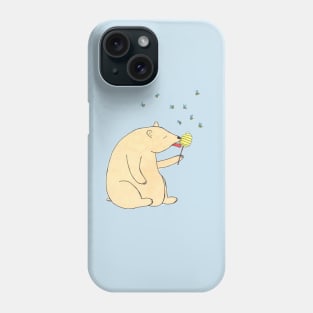 Cute Bear Eating Honey Phone Case