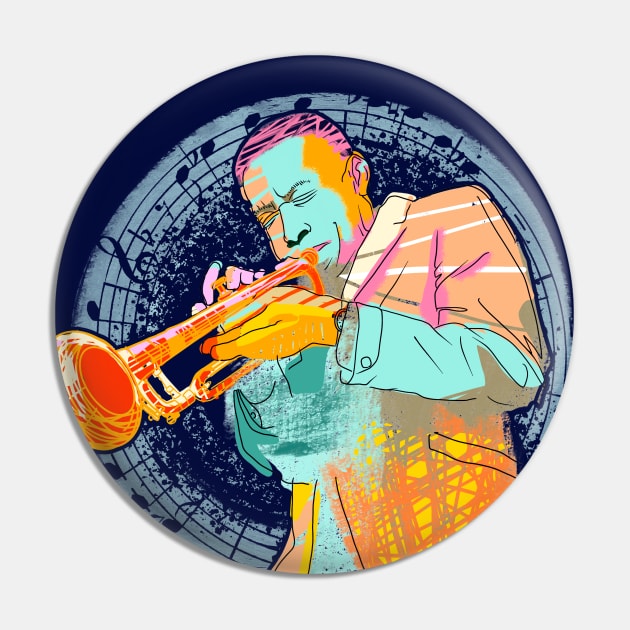 Lee Morgan Jazz Art Print Pin by comecuba67