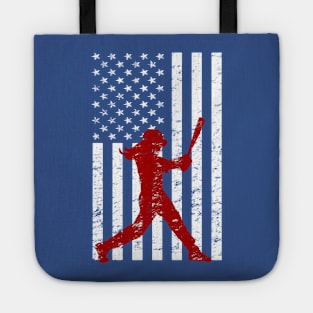 American Flag Girl's Softball Fast Pitch Batter Tote