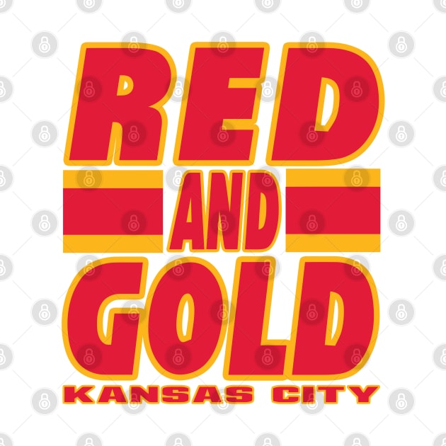 KC LYFE Red and Gold Kansas City by pralonhitam