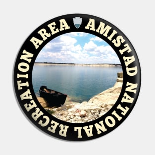 Amistad National Recreation Area circle Pin