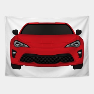 GT86 Red + black Tapestry