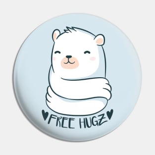 Free hugs Pin