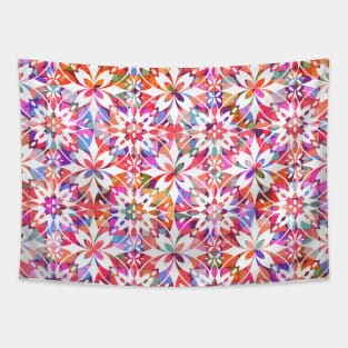 Mediterranean Tiles N.02 / Colorful Summer Festival Tapestry