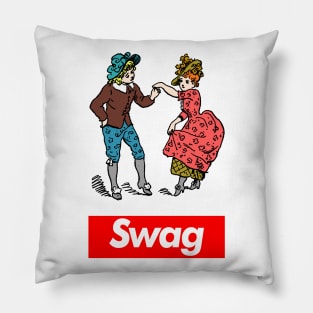 Swag - Vintage Illustration Design Pillow