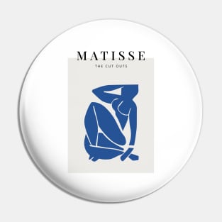 Matisse the blue woman scandivian art print Pin