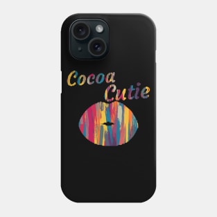 Womens Cocoa Cutie Sexy Gold Lips Cute Phone Case