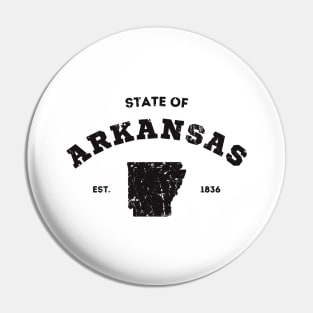 State Of Arkansas USA College Vintage Pin