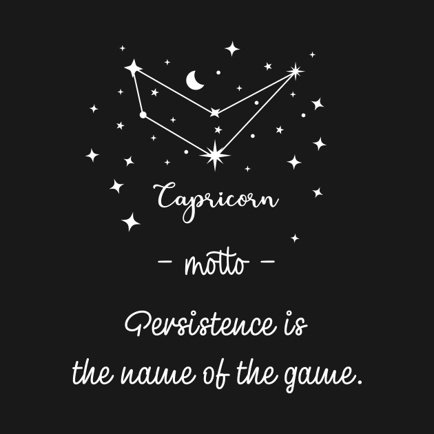 Key phrases of the zodiac signs: Capricorn by Ludilac