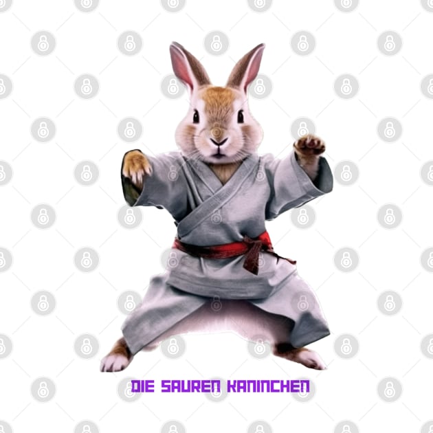 German Karate Rabbit by RU - Tees 