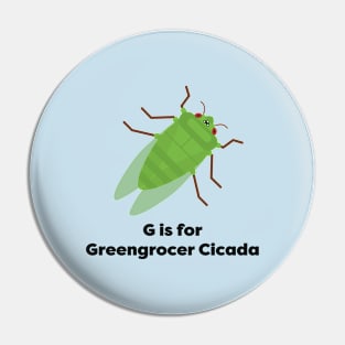 Greengrocer Cicada Pin