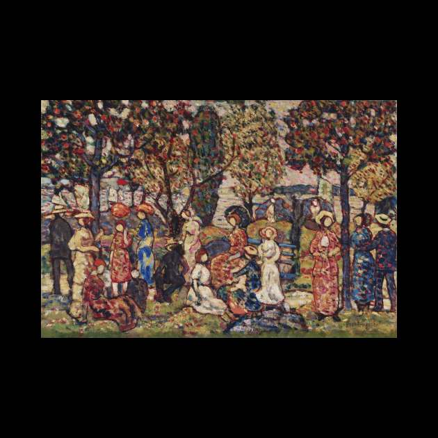 Autumn by Maurice Brazil Prendergast by MasterpieceCafe