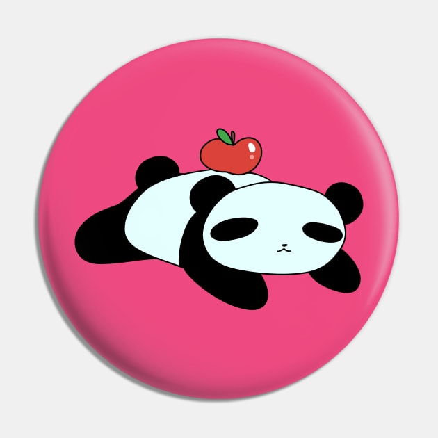 Apple Panda Pin by saradaboru