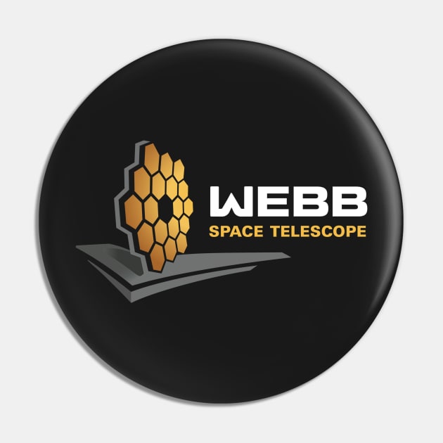 James Webb Space Telescope - Webb Logo Pin by FaelynArt