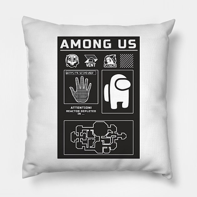 Among Us Pillow by Lolebomb