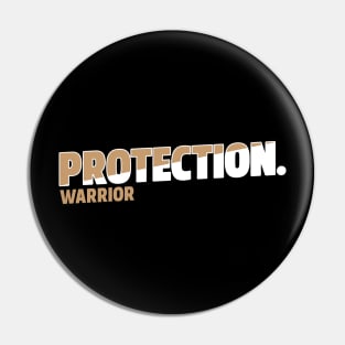 Protection Warrior Pin