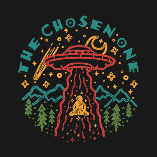 The Chosen One Vintage Alien Abduction T-Shirt