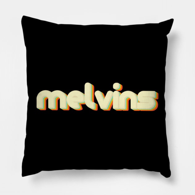 vintage color melvins Pillow by Wizz Ventura