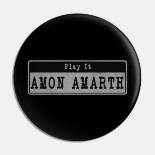 Amon Amarth // Vintage Fanart Tribute Pin