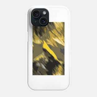 Yellow and Grey Abstract Phone Case