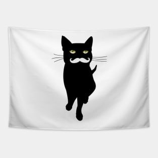 Cat With Mustage | Cat Lovers Tapestry