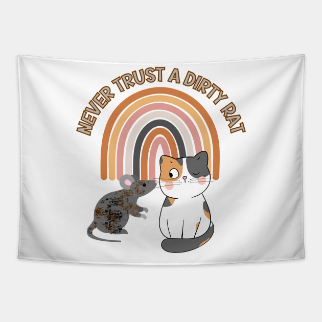 Never Trust a Dirty Rat Tapestry by Mind Your Tee