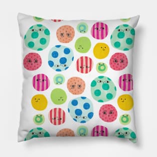 Dotty Faces Pillow