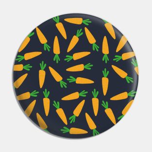 Carrot pattern Pin