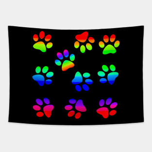 Cute Little Paws - Pattern Design 5 Tapestry