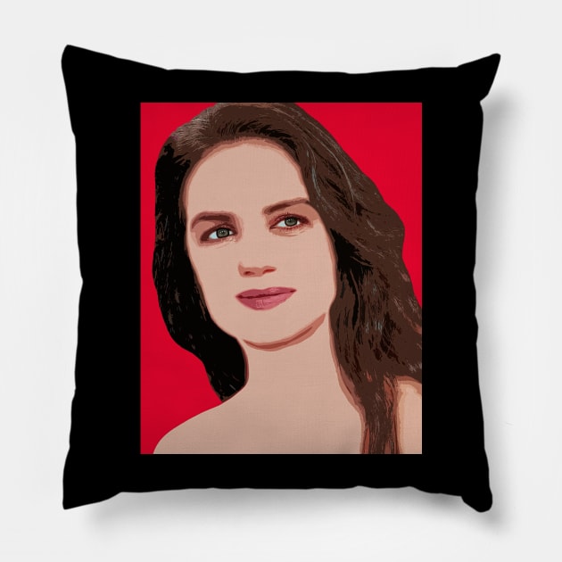 katie holmes Pillow by oryan80