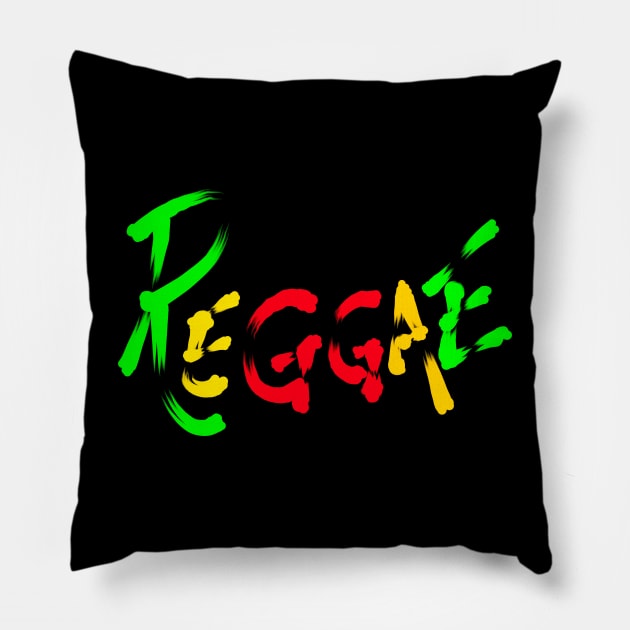 Reggae Pillow by MikeMeineArts