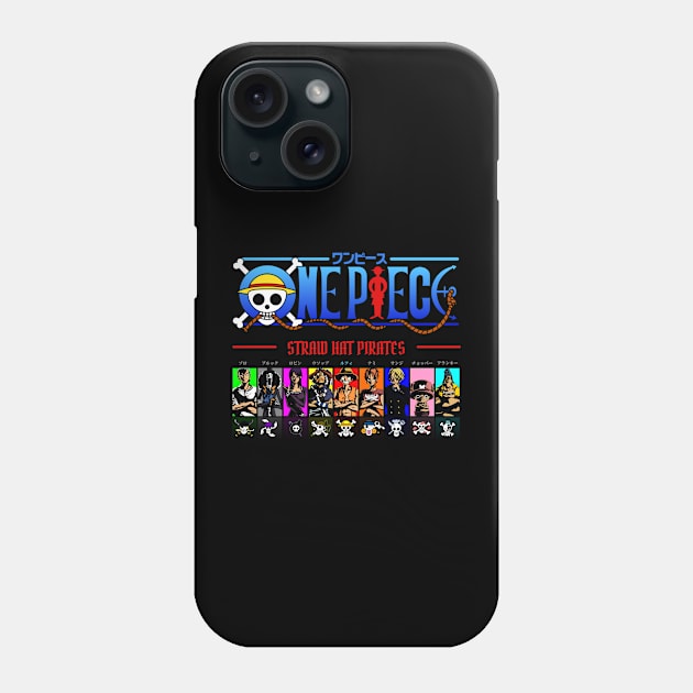 Straw Hat Pirates Phone Case by DirtyWolf