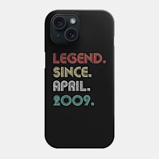 14 Years Old Vintage Legend Since April 2009 14th Phone Case