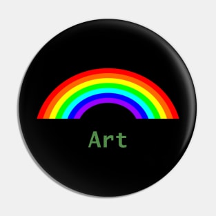 Art Rainbows Pin