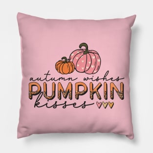 Autumn Wishes, Pumpkin Kisses Pillow